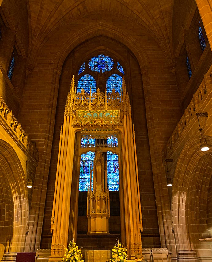Liverpool Kathedrale Beten